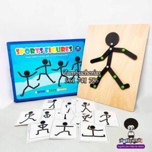 Juguetes interactivos MUÑECO ARTICULADO DE MADERA