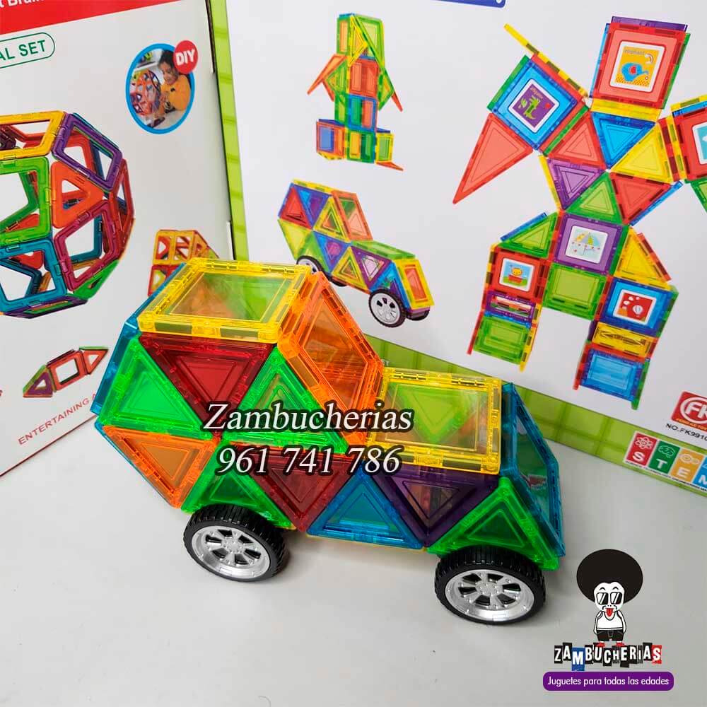 carrito_bloque_magnético bloques imantados juego