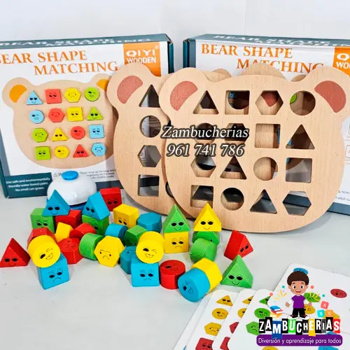ositos_geometricos juego de emparejamiento