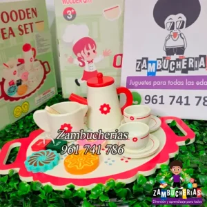 tacitas de te de madera